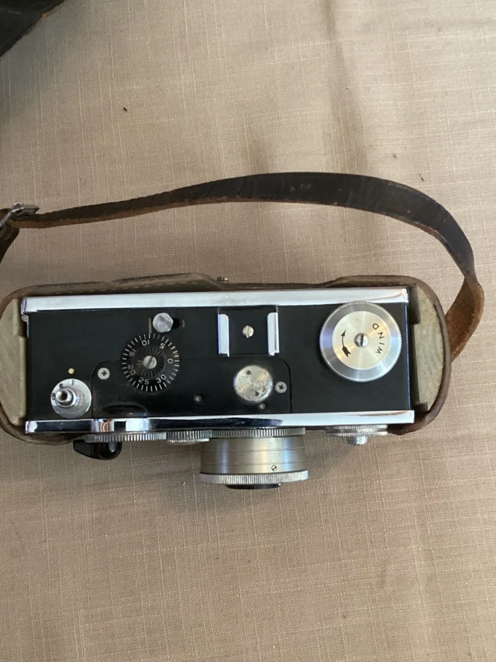 Argus Vintage 35mm Camera in Black with Matching Case